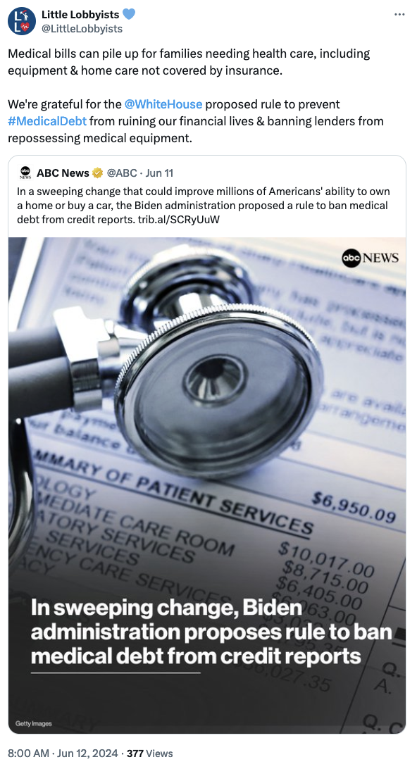 Little Lobbyists – Medical Debt